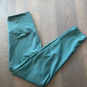girlfriend collective high rise green leggings S